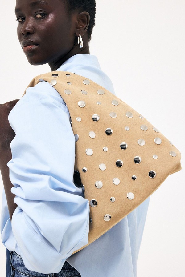 Studded Shoulder Bag