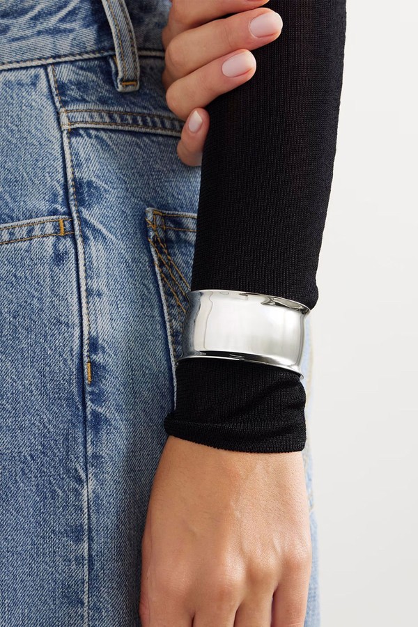 Metzner Silver Cuff from Sophie Buhai