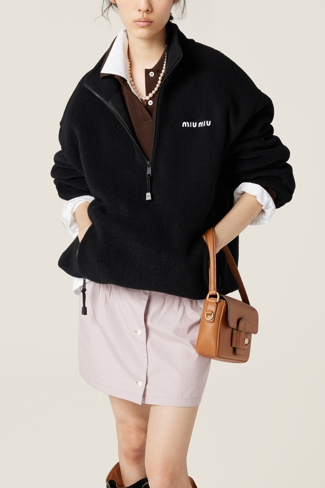 Fleece Sweatshirt from Miu Miu