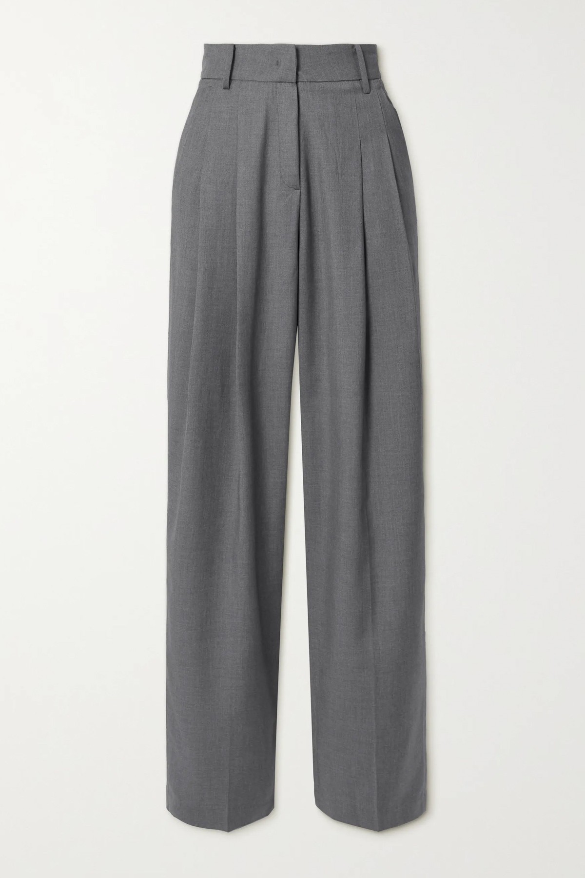 Gelso Pleated TENCEL-Blend Straight-Leg Pants from The Frankie Shop