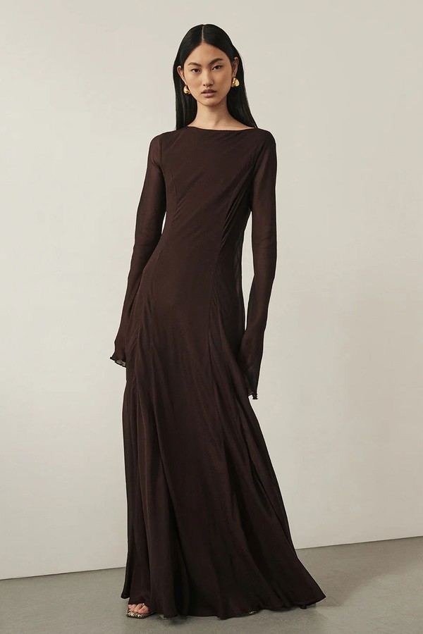 Elodie Long Sleeve Maxi Dress from Dissh