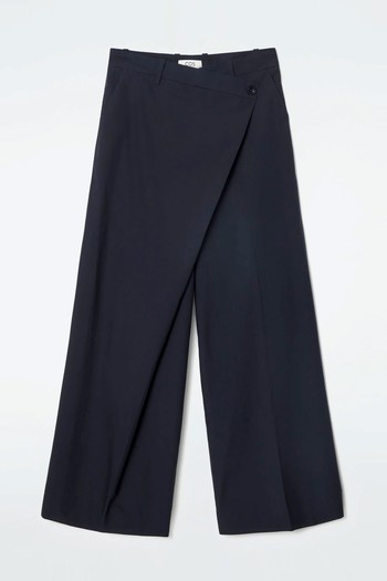 Asymmetric Wrap Trousers