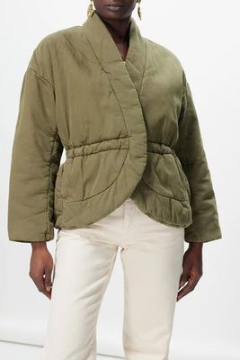 Caly Padded Cotton Jacket from ba&sh