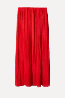 Pleated Long Skirt from Mango