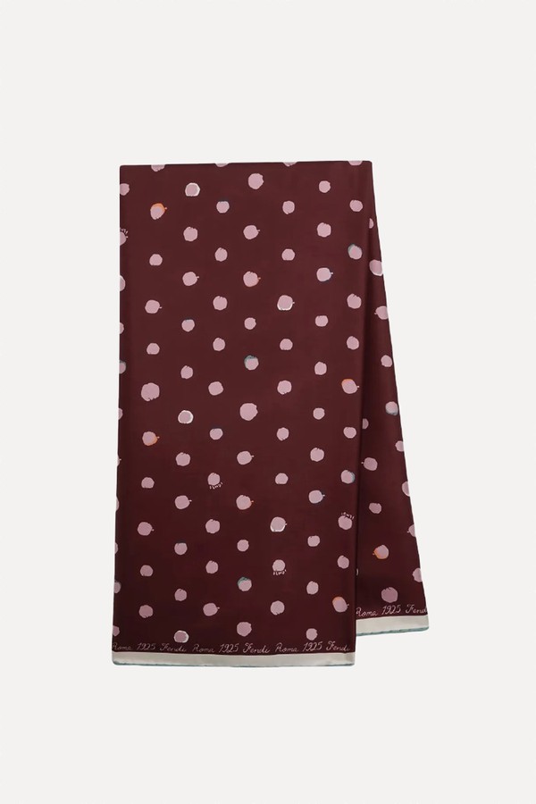 Falena Dots Foulard Scarf from Fendi