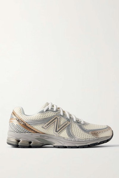 Ceres Rubber & Leather-Trimmed Mesh Sneakers from New Balance