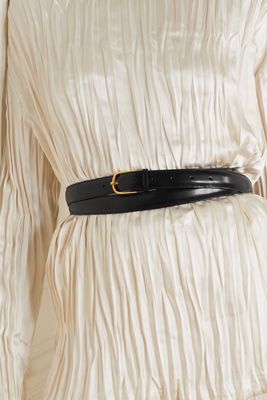 Glossed-Leather Belt, AED 1,195 | Toteme