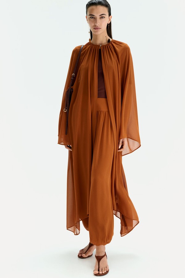 Gathered Chiffon Kaftan from H&M