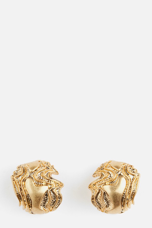 Textured Hoop Earrings