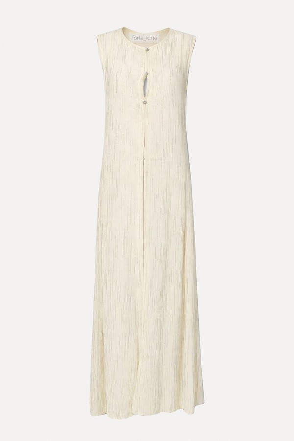Jacquard Pattern Sleeveless Coat from Forte-forte