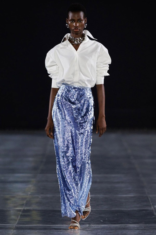 Oversized Shoulder Buttoned Shirt from Mona AlShebil