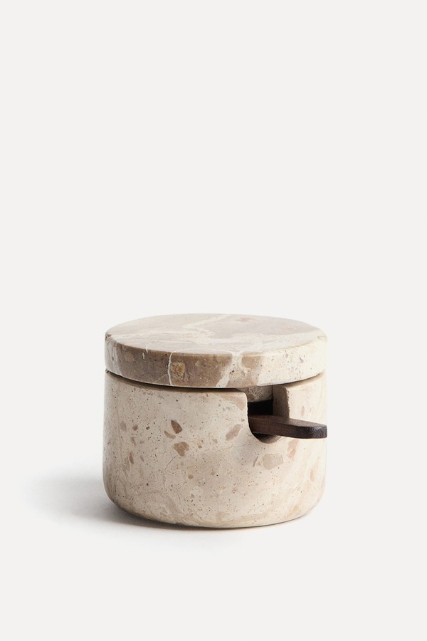 Marble Salt Jar
