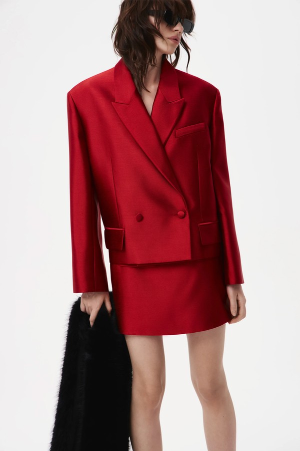Satin Oversize Blazer from Limé