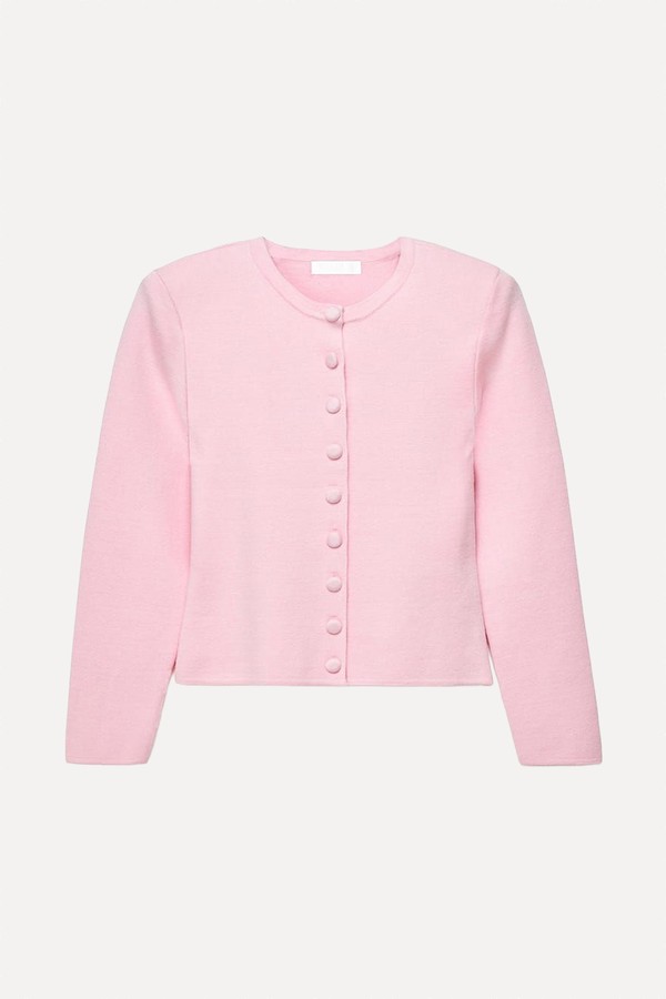 Knitted Shoulder Pad Cardigan from NA-KD