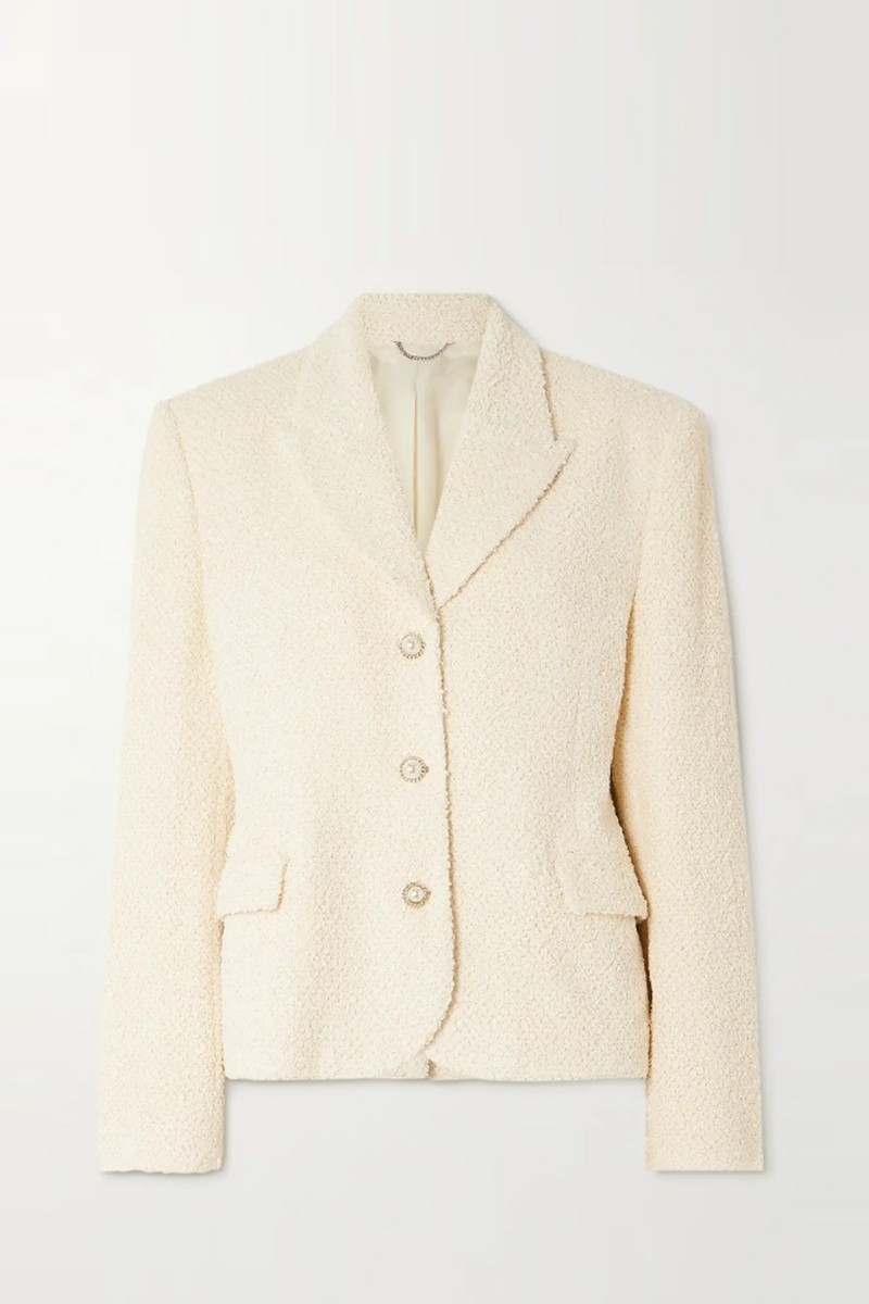 Embellished Bouclé Blazer from Magda Butrym