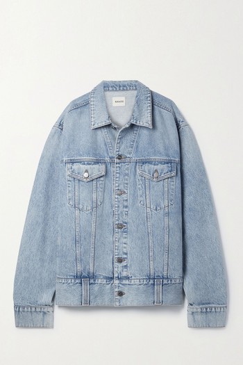 Grizzo Oversized Denim Jacket from Khaite