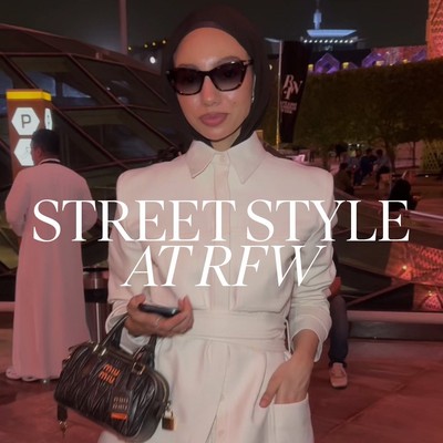 Street style at Riyadh Fashion Week day 3 – save for inspo….