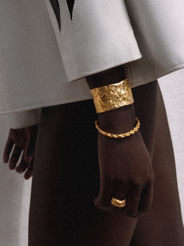 Golden Foil Cuff 