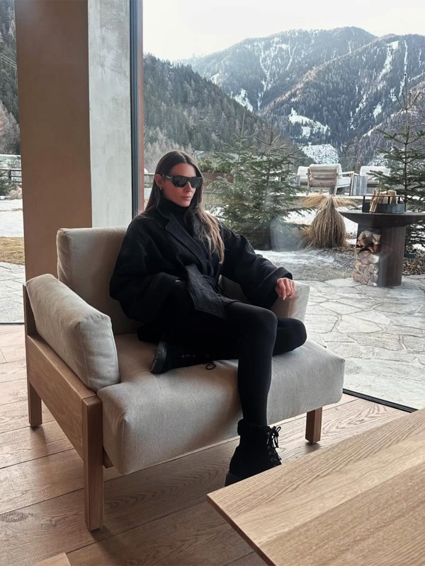 What A Stylish Brand Owner Takes Skiing