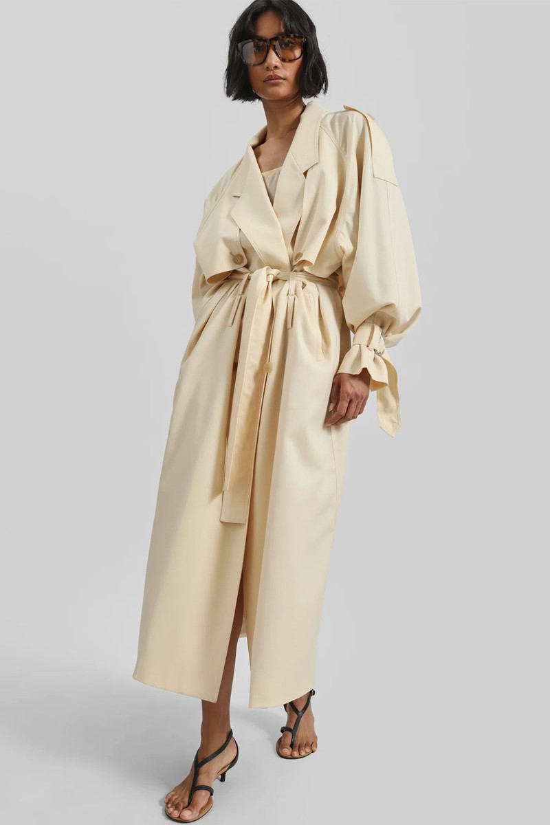 Glendale Double Belt Loop Trench from The Frankie Shop