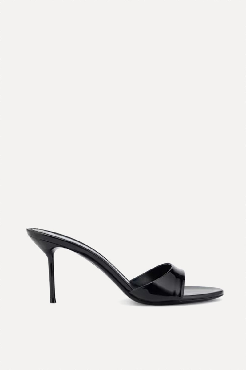 Lidia Patent Mules from Paris Texas