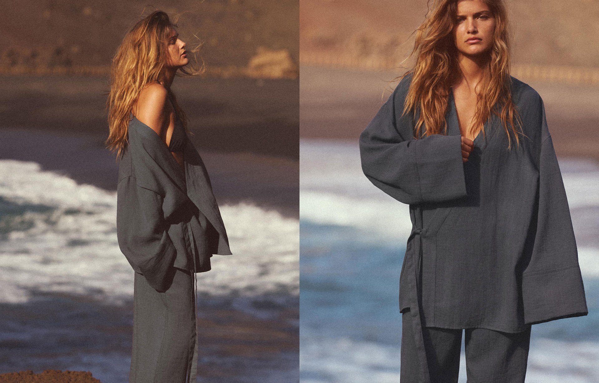 Kimono Jacket With Side Tie