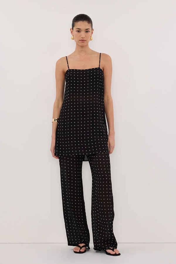 Vanessa Sleeveless Spot Cami Top from Dissh