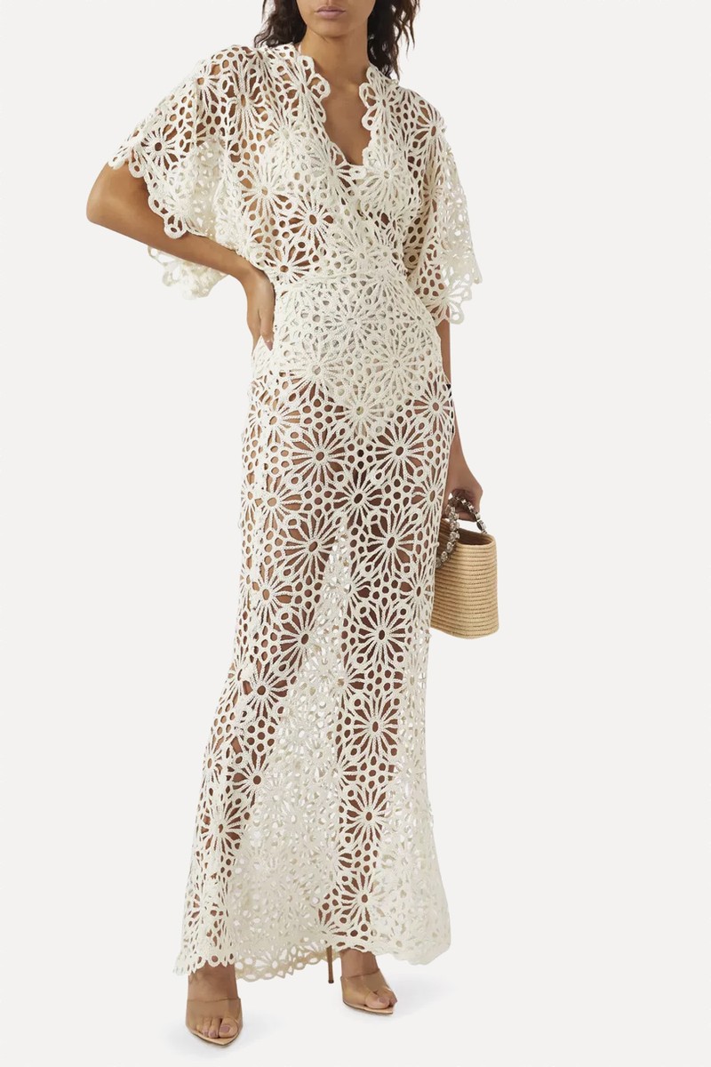Obie Crochet Gown from Norma Kamali