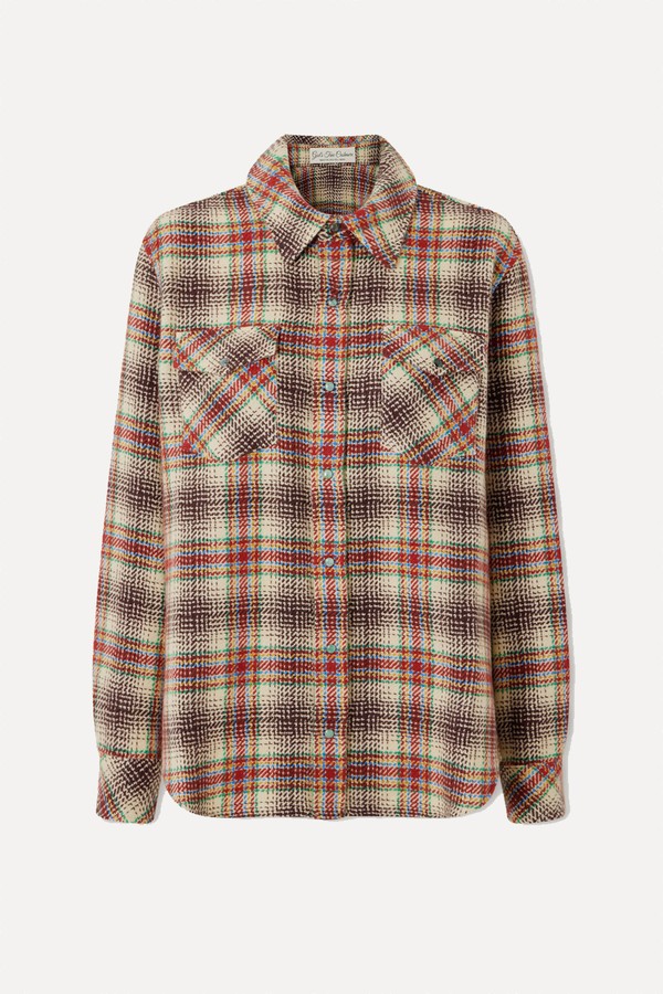 Balance Checked Cashmere Shirt from God's True Cashmere