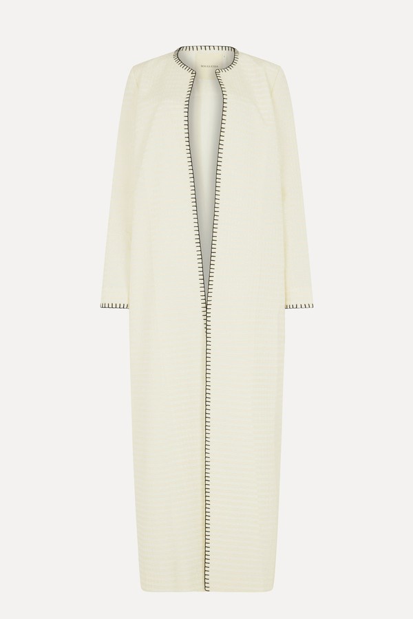Nour Tweed Long Cardigan