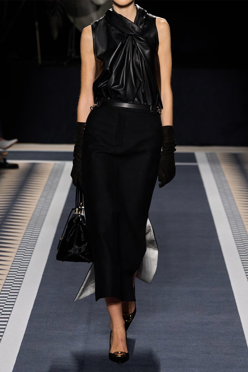 Asymmetric Wool Skirt from Lanvin