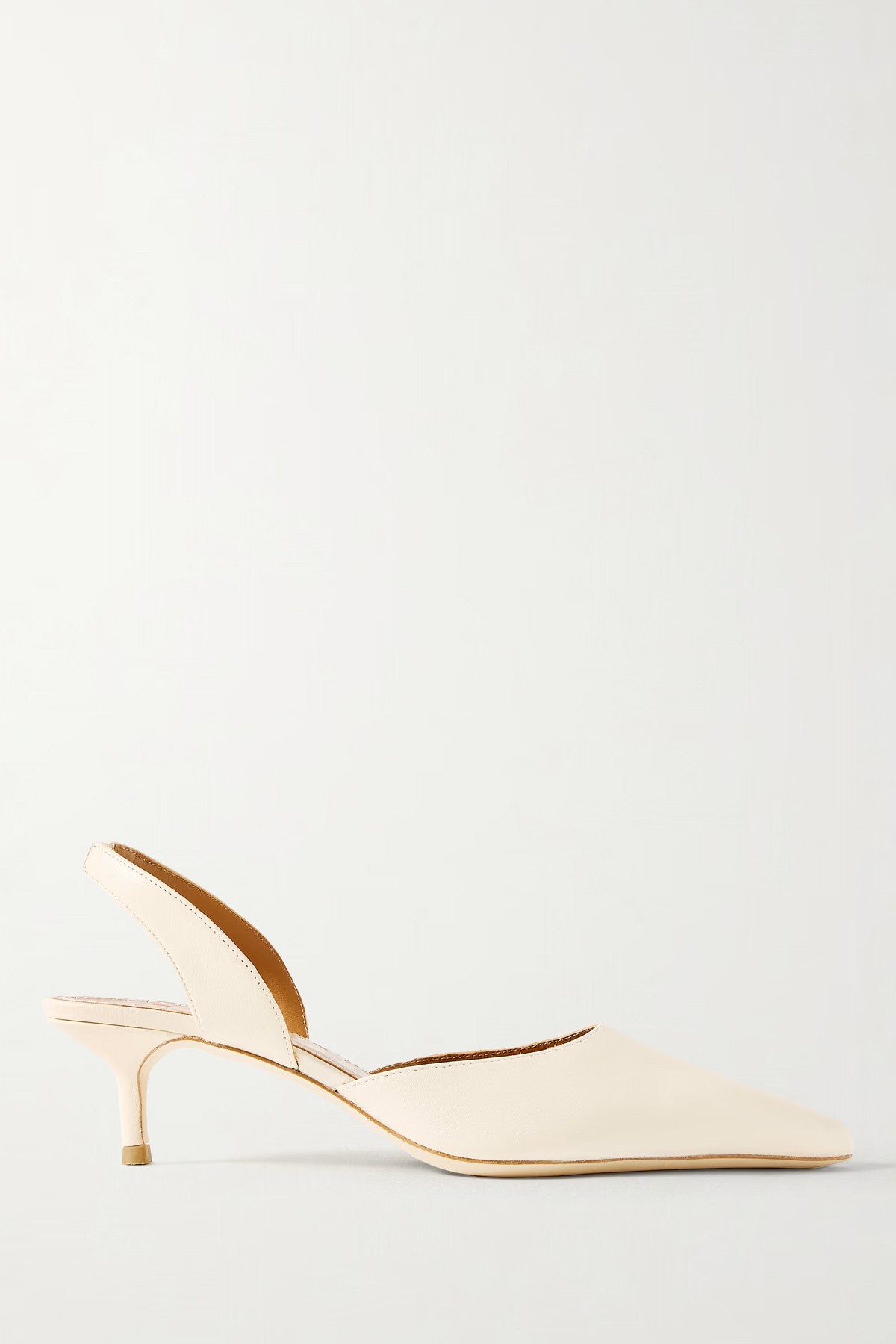 Sebastian Leather Slingback Pumps from Staud