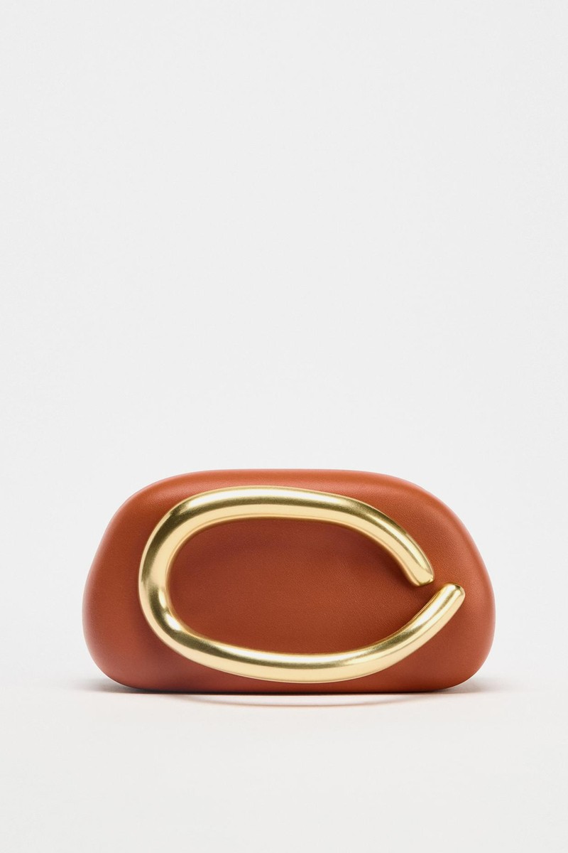 Minaudière With Golden Clasp
