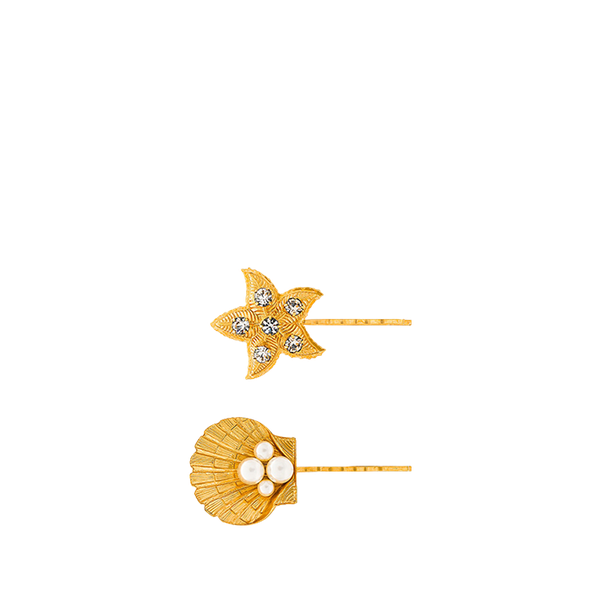 Asteroidea Bobby Pin Set  from Jennifer Behr 
