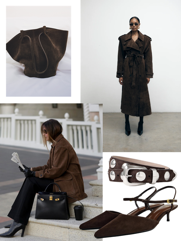 The Trend: Brown Suede