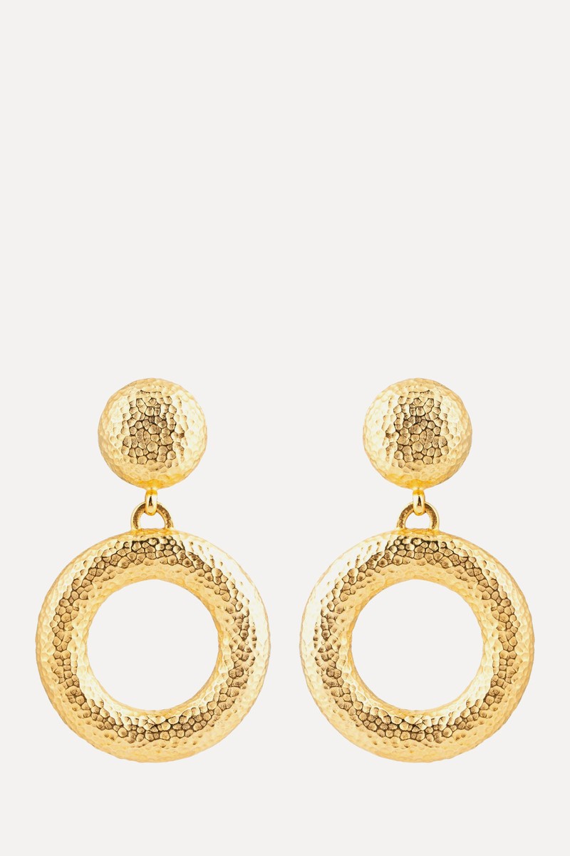 Gold-Plated Large Earrings from Ben Amun