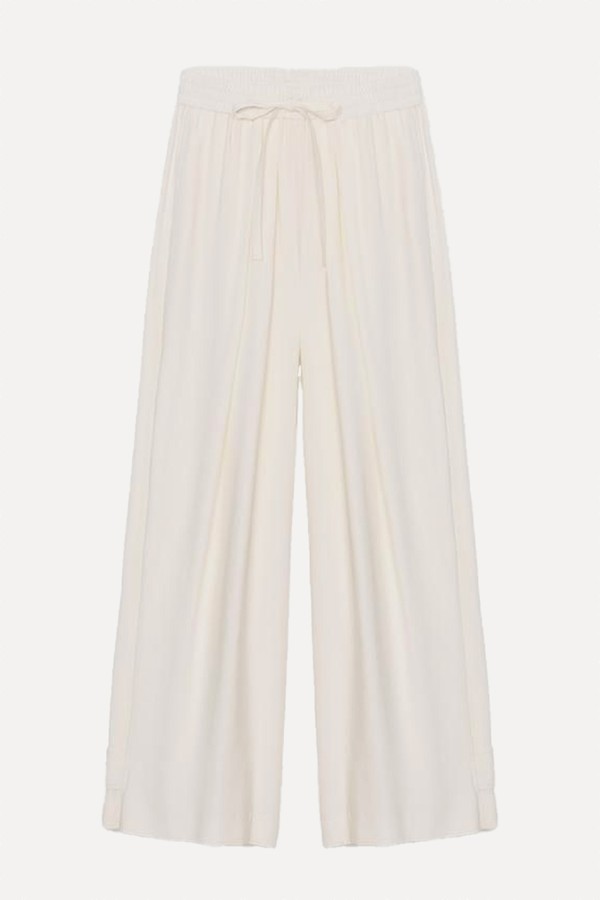 Flowing Trousers With Adjustable Hem from Zara