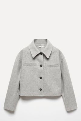 Buttoned Jacket With Pockets