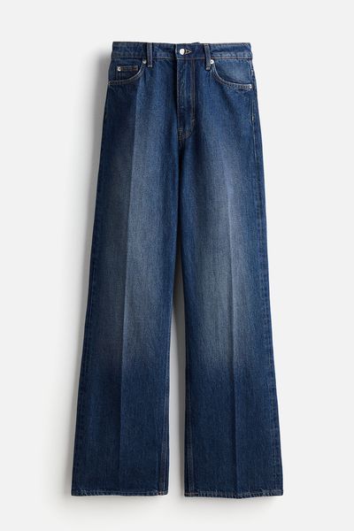 Crease-Leg Jeans