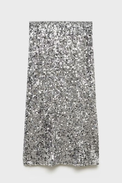 Sequin Midi Skirt