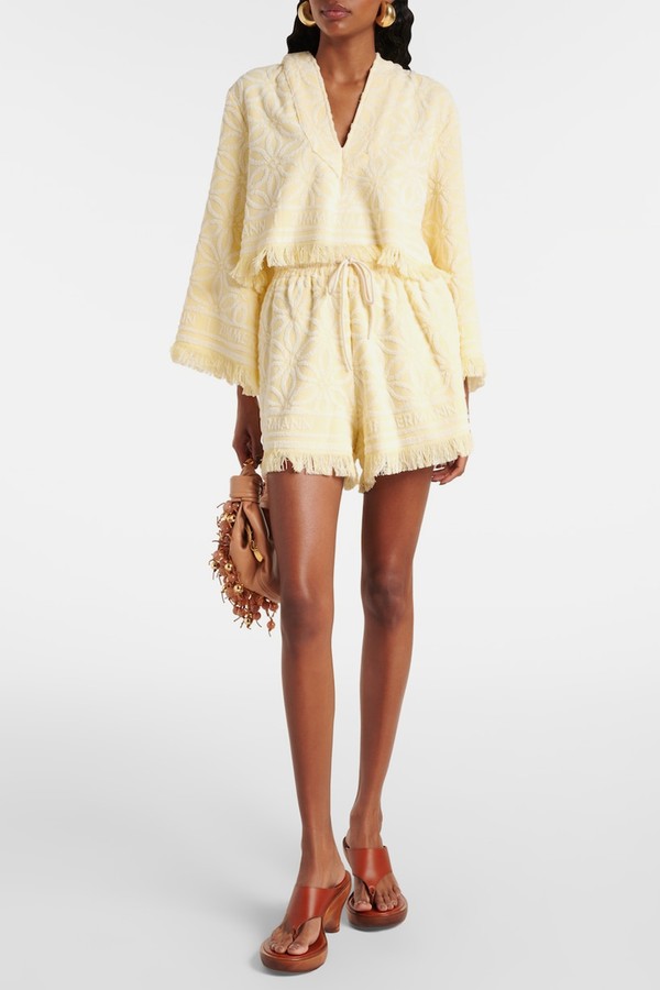 Coco Cotton Terry Shorts from Zimmermann