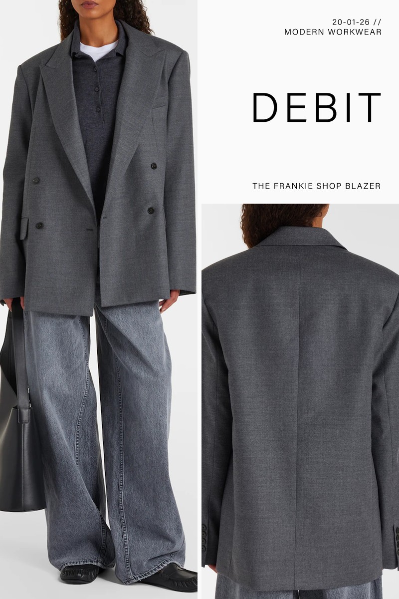 Newark Wool-Blend Blazer from The Frankie Shop