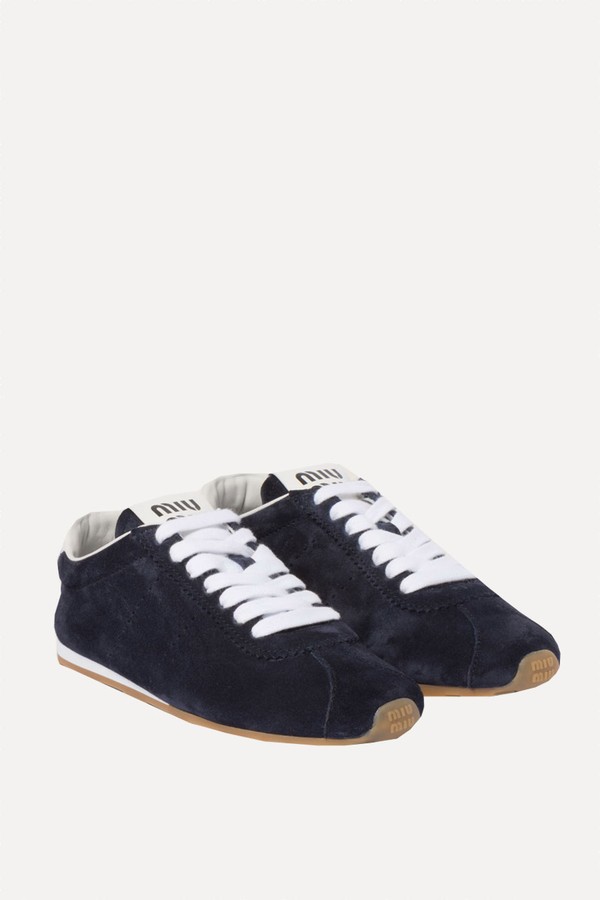 Plume Suede Sneakers from Miu Miu