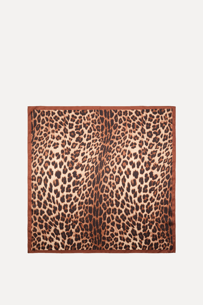 Leopard Printed Scarf from Mango