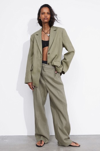 Fitted Linen Blazer from & Other Stories