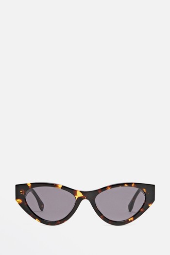 Tortoiseshell Effect Cateye Sunglasses from Massimo Dutti