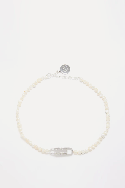 Kylie Freshwater-Pearl & Silver-Plated Necklace from By Alona