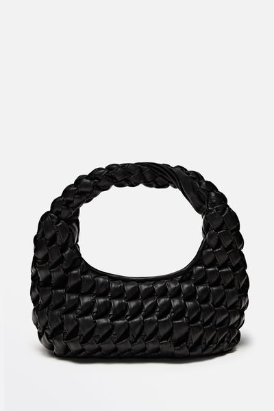 Nappa Leather Maxi Bag With Knot Detail