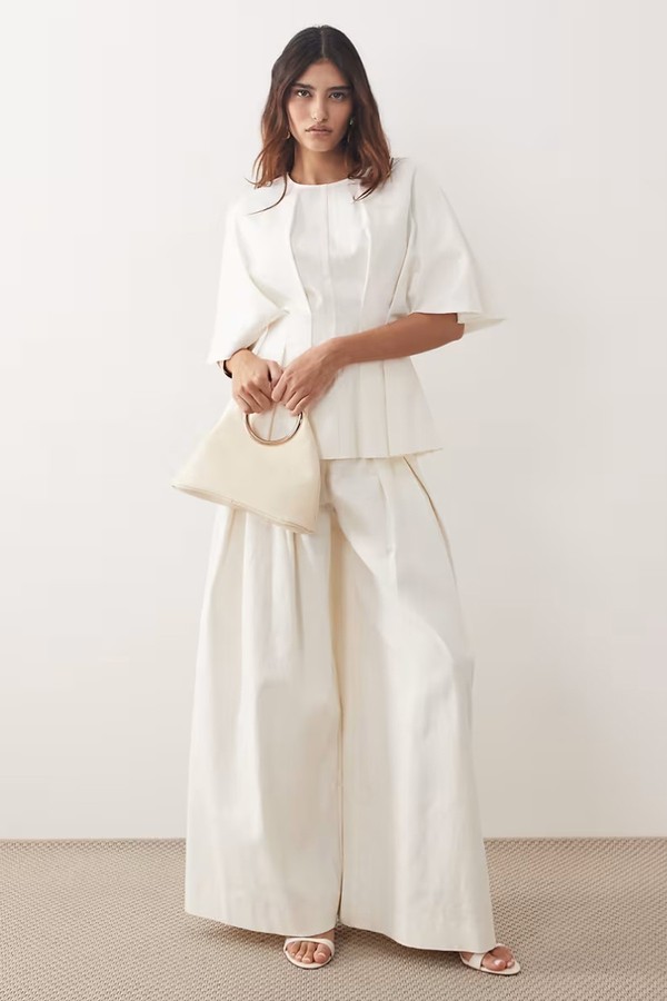 Pleated Cinched Waist Top Co-Ord from ARRANGE