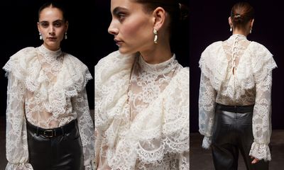 Ruffled Lace Blouse, AED 730 | & Other Stories